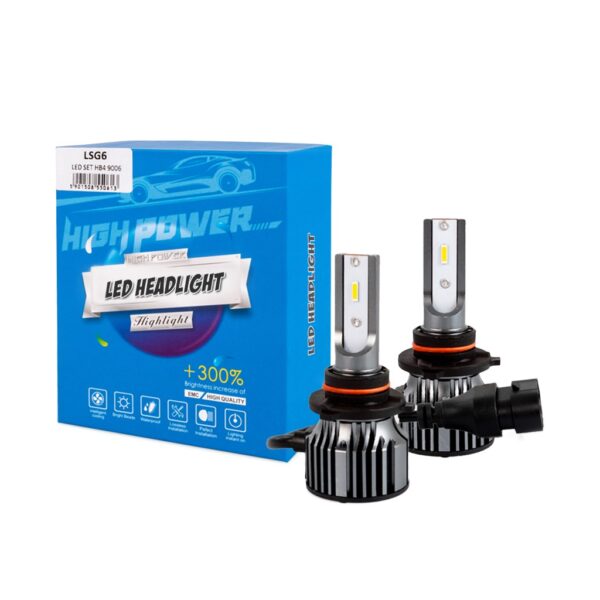 ALL IN POINT HΒ4 9006 12>24V 6.500K 5.000lm 50W CSP1860 LED LSG SERIES +300% KIT M-TECH - 2 ΤΕΜ. - AIN-170187 LEFKELIS.GR