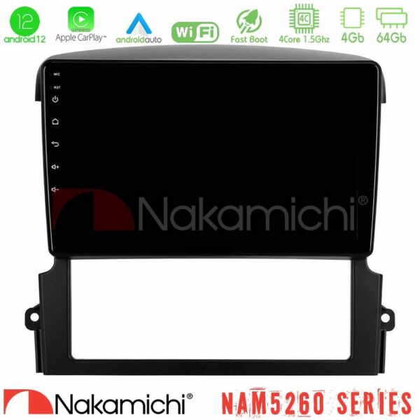 Nakamichi NAM5260 Series 4Core Android12 4+64GB Kia Sorento Navigation Multimedia Tablet 9" Με Carplay & Android Auto