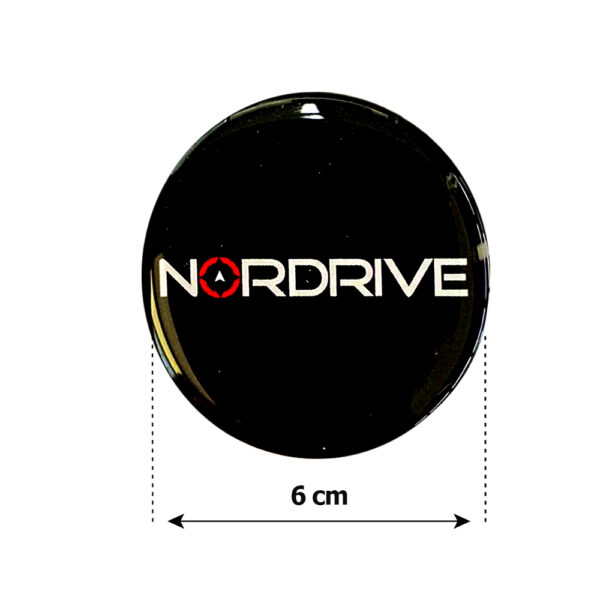 NORDRIVE ΑΥΤΟΚΟΛΛΗΤΑ ΖΑΝΤΩΝ 6 cm ΛΕΥΚΟ/ΜAYΡO/KOKKINO ΣΜΑΛΤΟΥ - 4 ΤΕΜ. - Image 2