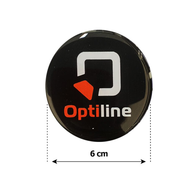 OPTILINE ΑΥΤΟΚΟΛΛΗΤΑ ΖΑΝΤΩΝ 6 cm ΛΕΥΚΟ/ΜΑΥΡΟ/ΠΟΡΤΟΚΑΛΙ ΣΜΑΛΤΟΥ - 4 ΤΕΜ. - Image 2
