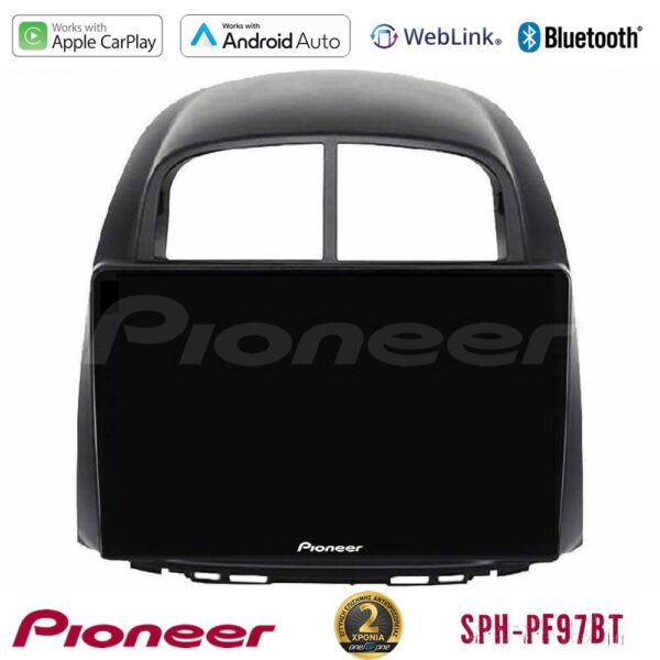 Pioneer SPH-PF97BT Series Daihatsu Sirion/Subaru Justy Multimedia Station 9" (Tablet Style) Με Carplay & Android Auto