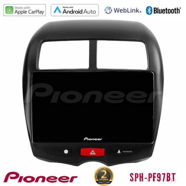 Pioneer SPH-PF97BT Series Mitsubishi ASX Multimedia Station 9" (Tablet Style) Με Carplay & Android Auto
