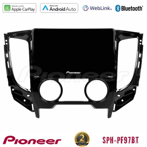 Pioneer SPH-PF97BT Series Mitsubishi L200 2016-> & Fiat Fullback (Manual A/C) Multimedia Station 9" (Tablet Style) Με Carplay & Android Auto