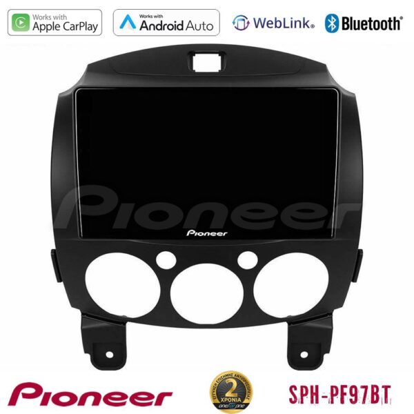 Pioneer SPH-PF97BT Series Mazda 2 2008-2014 Multimedia Station 9" (Tablet Style) Με Carplay & Android Auto