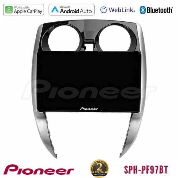 Pioneer SPH-PF97BT Series Nissan Note 2013-2018 Multimedia Station 9" (Tablet Style) Με Carplay & Android Auto
