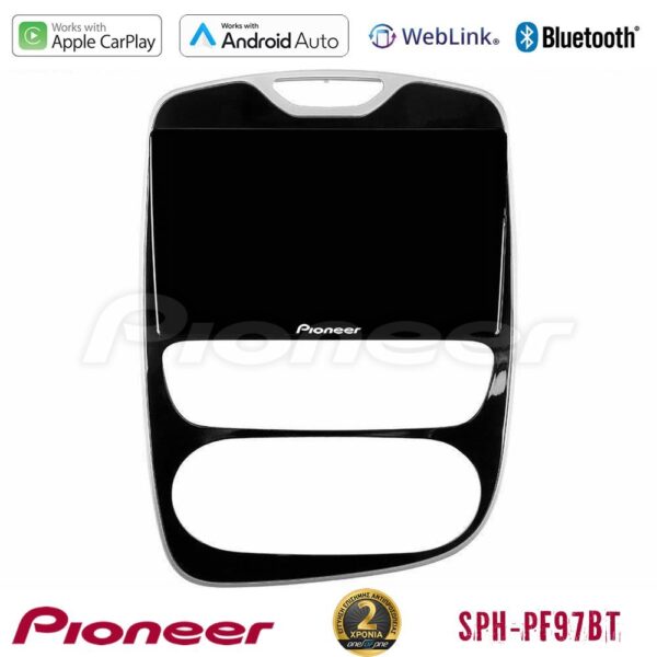 Pioneer SPH-PF97BT Series Renault Clio 2016-2019 Multimedia Station 9" (Tablet Style) Με Carplay & Android Auto