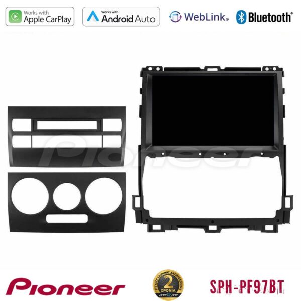 Pioneer SPH-PF97BT Series Toyota Land Cruiser J120 2002-2009 Multimedia Station 9" (Tablet Style) Με Carplay & Android Auto