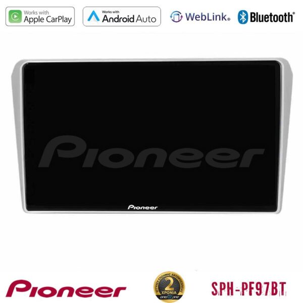 Pioneer SPH-PF97BT Series Toyota Avensis T25 02/2003–2008 Multimedia Station 9" (Tablet Style) Με Carplay & Android Auto