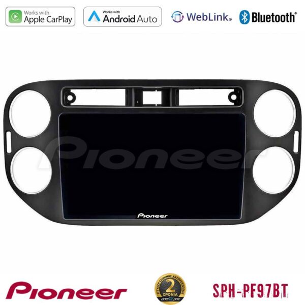 Pioneer SPH-PF97BT Series VW Tiguan Multimedia Station 9" (Tablet Style) (23mm alarm button) Με Carplay & Android Auto