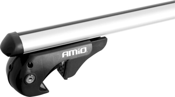 ΜΠΑΡΕΣ ΟΡΟΦΗΣ ΑΛΟΥΜΙΝΙΟΥ 135 cm ΜΕ ΚΛΕΙΔΙ (STANDARD RAILING ) AMIO - 2 ΤΕΜ. - Image 2