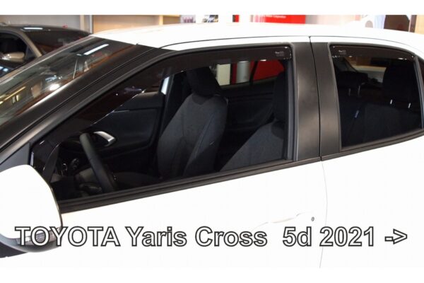 ALL IN POINT ΑΝΕΜΟΘΡΑΥΣΤΕΣ ΓΙΑ TOYOTA YARIS CROSS 5D 2021+ ΣΕΤ ΑΥΤΟΚΙΝΗΤΟΥ ΑΠΟ ΕΥΚΑΜΠΤΟ ΦΙΜΕ ΠΛΑΣΤΙΚΟ HEKO - 4 ΤΕΜ. - AIN-170403 iluma.GR