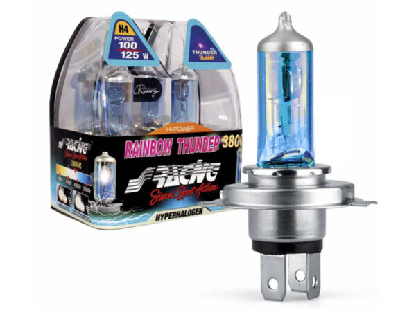 ALL IN POINT H4 12V/60-55W-100/125 3.800K RAINBOW THUNDER SIMONI RACING - 2 ΤΕΜ. - AIN-175177 LEFKELIS.GR