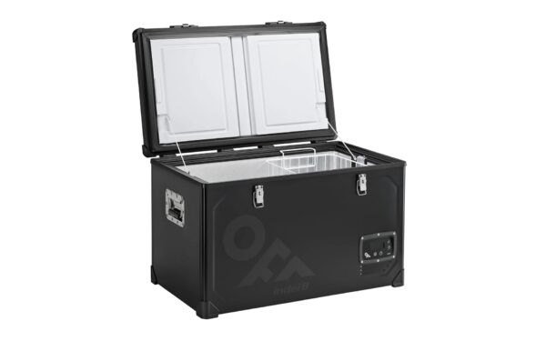 ΨΥΓΕΙΟ TB74 STEEL BLACK ΜΕΤΑΛΛΙΚΟ 71L 12/24V 85W 499x810x492mm INDEL B - 1 TEM. - Image 2