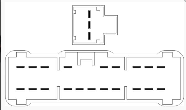 Διακόπτης για HONDA FIT 07-08 / JAZZ 07-08 / CITY 20 επαφών - Image 2