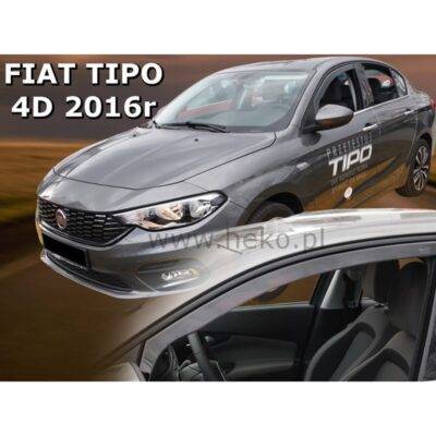 ALL IN POINT ΑΝΕΜΟΘΡΑΥΣΤΕΣ ΓΙΑ FIAT TIPO 4D/5D SEDAN HTB WAGON 2016-2020 ΖΕΥΓΑΡΙ ΑΠΟ ΕΥΚΑΜΠΤΟ ΦΙΜΕ ΠΛΑΣΤΙΚΟ HEKO - 2 ΤΕΜ. - AIN-150116 LEFKELIS.GR