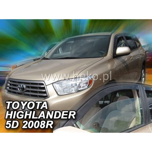 ALL IN POINT ΑΝΕΜΟΘΡΑΥΣΤΕΣ ΓΙΑ TOYOTA HIGHLANDER 5D 2007+ ΖΕΥΓΑΡΙ ΑΥΤΟΚΙΝΗΤΟΥ ΑΠΟ ΕΥΚΑΜΠΤΟ ΦΙΜΕ ΠΛΑΣΤΙΚΟ HEKO - 2 ΤΕΜ. - AIN-167022 iluma.GR