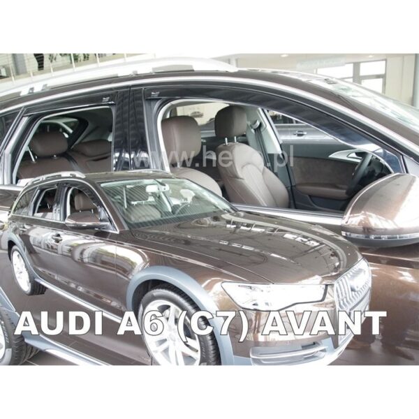 ALL IN POINT ΑΝΕΜΟΘΡΑΥΣΤΕΣ ΓΙΑ AUDI A6 5D 2011-2018 ΣΕΤ ΑΥΤΟΚΙΝΗΤΟΥ ΑΠΟ ΕΥΚΑΜΠΤΟ ΦΙΜΕ ΠΛΑΣΤΙΚΟ HEKO - 4 ΤΕΜ. - AIN-166097 iluma.GR