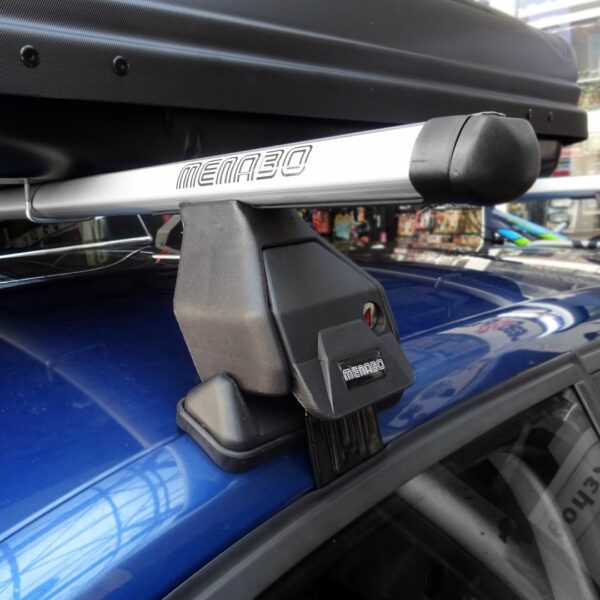 KIT ΜΕ ΜΠΑΡΕΣ ΟΡΟΦΗΣ ΓΙΑ AUDI A3 8P 3D 2004-2012 ΑΛΟΥΜΙΝΙΟΥ TEMA MENABO (AL2-3360-FIX001G)-2 ΤΕΜ. - Image 2