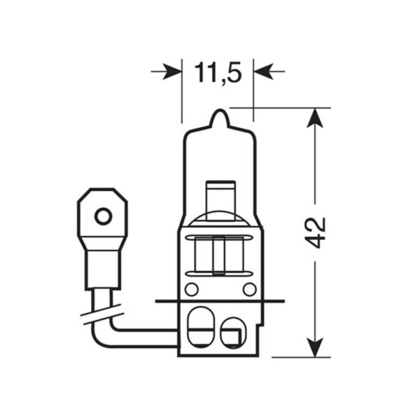 H3 12V 55W PK22s - Image 2