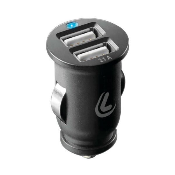 ΦΟΡΤΙΣΤΗΣ ΑΝΑΠΤΗΡΑ ΜΕ 2 ΘΥΡΕΣ USB 2100mA 12/24V LED FAST CHARGE - Image 2