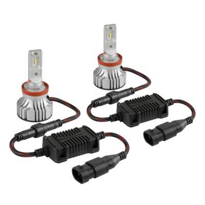ALL IN POINT H8/H9/H11/H16 9-32V 6.500K 6.000lm 72W PGJ19-X HALO LED SERIE 7 COMPACT 8LED CREE 2ΤΕΜ. LED KIT - AIN-165390 LEFKELIS.GR