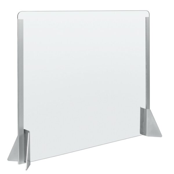 ALL IN POINT ΠΡΟΣΤΑΤΕΥΤΙΚΟ ΔΙΑΧΩΡΙΣΤΙΚΟ ΤΖΑΜΙ PLEXIGLASS 3mm 66x56cm ΚΑΙ ΒΑΣΕΙΣ ΣΤΗΡΙΞΗΣ ΑΛΟΥΜΙΝΙΟΥ - AIN-163011 LEFKELIS.GR