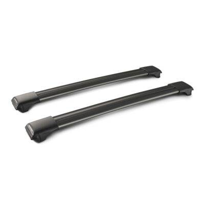 ALL IN POINT ΜΠΑΡΕΣ ΟΡΟΦΗΣ ΑΛΟΥΜΙΝΙΟΥ ΜΑΥΡΗ RAIL BAR STANDARD 73cm ΜΕ ΚΛΕΙΔΙ - 2 TEM. - AIN-167619 LEFKELIS.GR