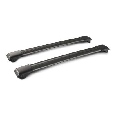 ALL IN POINT ΜΠΑΡΕΣ ΟΡΟΦΗΣ ΑΛΟΥΜΙΝΙΟΥ ΜΑΥΡΗ RAIL BAR MIXED 85+91cm 2ΤΕΜ. ΜΕ ΚΛΕΙΔΙ - AIN-163951 LEFKELIS.GR