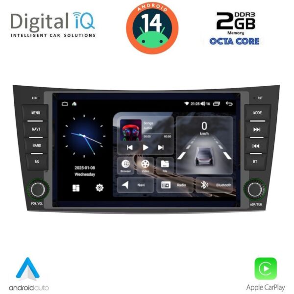 AIN-136883 - Digital iQ - DIGITAL IQ BLF 390_CPA (8" DECK) MULTIMEDIA SYSTEM for MERCEDES E (W211) – CLS (W219) mod. 2003-2009 - ALL IN POINT - LEFKELIS.GR