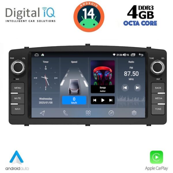 AIN-136199 - Digital iQ - DIGITAL IQ BLG 410_CPA (7″ DECK) MULTIMEDIA OEM for TOYOTA COROLLA mod. 2000-2006 - ALL IN POINT - LEFKELIS.GR