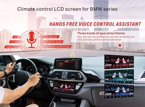 DIQ FZ 2025 CLIMATE CONTROL PANEL (8.8") for BMW X3 - X4 - S.5 - S.6 mod 2017-2022 - Image 6