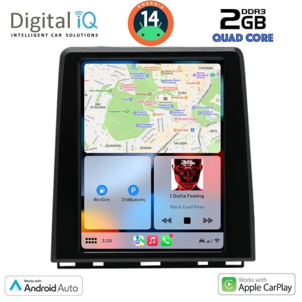 DIGITAL IQ BXC 3947_CPAA (LOW VERSION) TESLA STYLE for RENAULT CLIO 5 mod. 2019> - Image 2