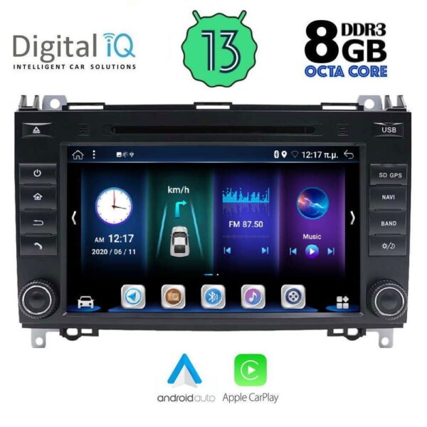 AIN-135911 - Digital iQ - DIGITAL IQ BXE 868_CPA (8" DVD) MULTIMEDIA SYSTEM for MERCEDES A – B – SPRINTER – VITO – VIANO mod. 2004-2020 - ALL IN POINT - LEFKELIS.GR