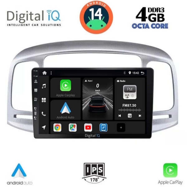 AIN-140105 - Digital iQ - DIGITAL IQ BXF 6249_CPAA (9inc) MULTIMEDIA TABLET for HYUNDAI ACCENT mod. 2005-2012 - ALL IN POINT - LEFKELIS.GR