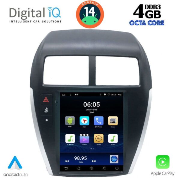AIN-128785 - Digital iQ - DIGITAL IQ BXF 6952_CPAA TESLA STYLE for MITSUBISHI ASX mod. 2009> - ALL IN POINT - LEFKELIS.GR