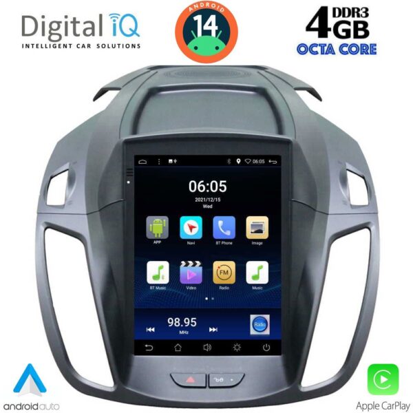 AIN-128780 - Digital iQ - DIGITAL IQ BXF 6964_CPAA TESLA STYLE for FORD KUGA mod. 2013-2019 - ALL IN POINT - LEFKELIS.GR