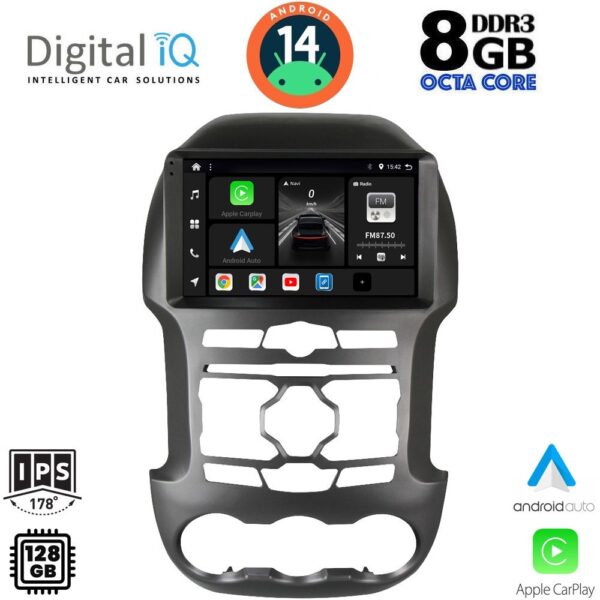 AIN-135632 - Digital iQ - DIGITAL IQ BXF 7171S_CPAA (9inc) MULTIMEDIA TABLET for FORD RANGER mod. 2011-2015 - ALL IN POINT - LEFKELIS.GR