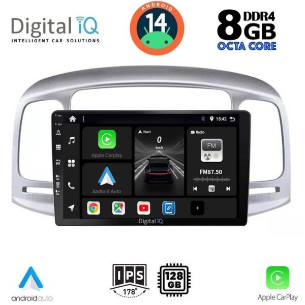 AIN-140106 - Digital iQ - DIGITAL IQ BXF 7249_CPAA (9inc) MULTIMEDIA TABLET for HYUNDAI ACCENT mod. 2005-2012 - ALL IN POINT - LEFKELIS.GR