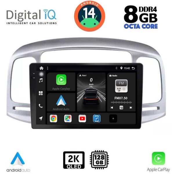AIN-140102 - Digital iQ - DIGITAL IQ BXF 11249_CPAA (9inc) MULTIMEDIA TABLET for HYUNDAI ACCENT mod. 2005-2012 - ALL IN POINT - LEFKELIS.GR