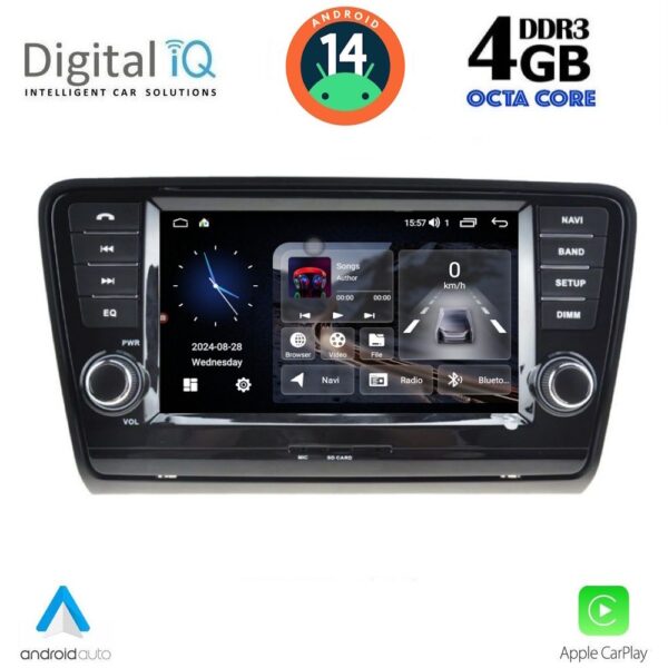 AIN-140277 - Digital iQ - DIGITAL IQ MSG 406_CPA (8” DECK) MULTIMEDIA SYSTEM for SKODA OCTAVIA 7 mod. 2013-2021 - ALL IN POINT - LEFKELIS.GR