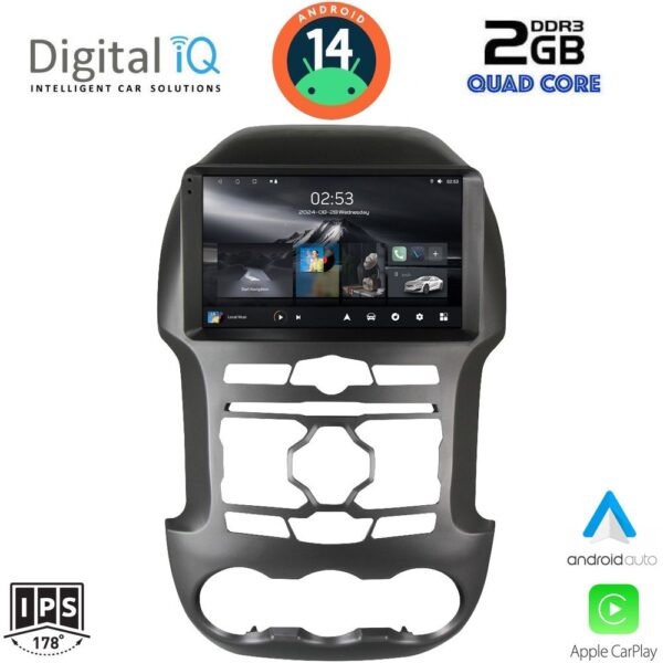 AIN-135631 - Digital iQ - DIGITAL IQ RSB 1171S_CPA (9inc) MULTIMEDIA TABLET for FORD RANGER mod. 2011-2015 - ALL IN POINT - LEFKELIS.GR