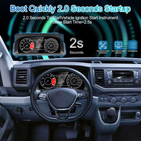 DIGITAL IQ DGU 742_IC (12.3") VW T6 mod. 2015-2020 DIGITAL DASHBOARD - Image 4