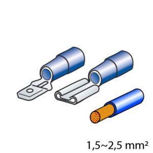 ALL IN POINT ΦΙΣΑΚΙΑ 6.3 x 0.8mm (40τμχ.) - AIN-5571 LEFKELIS.GR