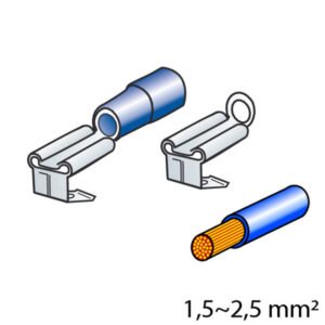 ALL IN POINT ΦΙΣΑΚΙΑ 6.3 x 0.8mm (40τμχ.) - AIN-5572 LEFKELIS.GR