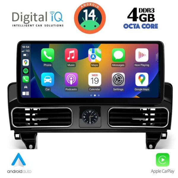 DIGITAL IQ TOP 10997_CPA CLOCK (12.3inc) (NTG 4.5) MULTIMEDIA SYSTEM for MERCEDES ML (W166) mod. 2011-2019 - Image 2
