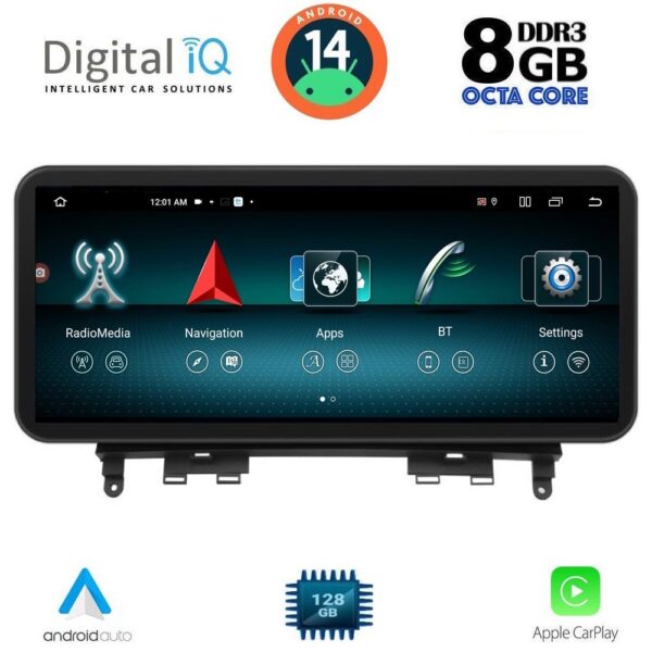 DIGITAL IQ TOP 17984_CPA (12.3") (NTG 4) MULTIMEDIA SYSTEM for MERCEDES C (W204) mod. 2007-2011 - Image 10