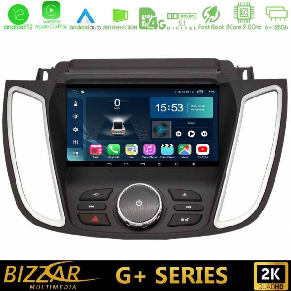 Bizzar G+ Series Ford C-Max / Kuga 8core Android12 6+128GB Navigation Multimedia Tablet 9"