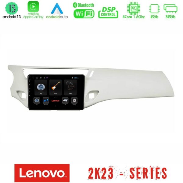 Lenovo Car Pad Citroen C3 2009-2016 4Core Android 13 2+32GB Navigation Multimedia Tablet 9"