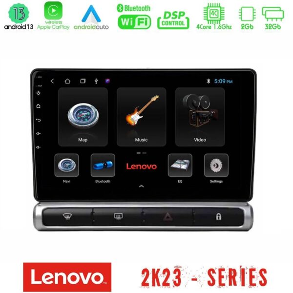 Lenovo Car Pad Citroen C3 2016-> 4Core Android 13 2+32GB Navigation Multimedia Tablet 9" - Image 2