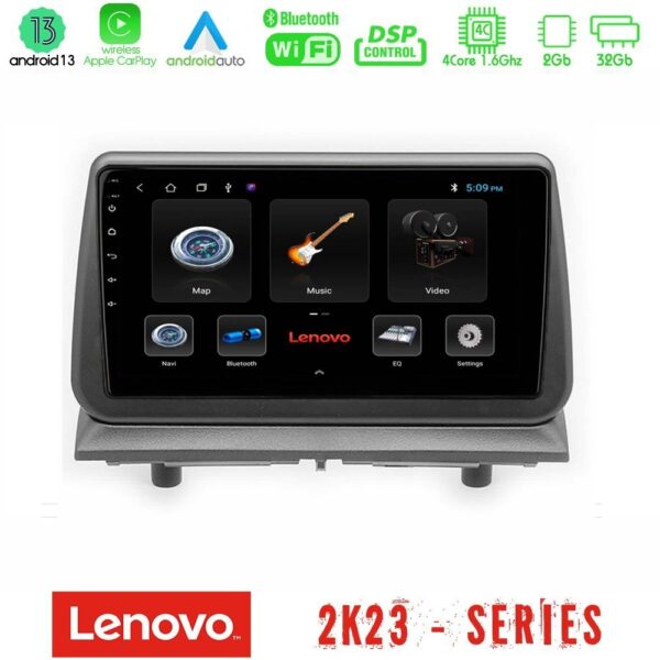 Lenovo Car Pad Dodge Nitro 2007-2011 4Core Android 13 2+32GB Navigation Multimedia Tablet 9"